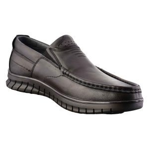 کفش کالج چرم مردانه مشکی