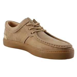 کفش کالج چرم مردانه قهوه ای