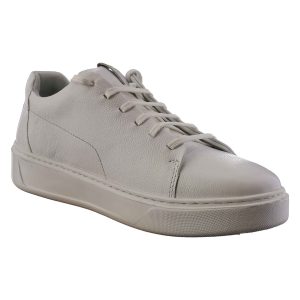 کفش لوفر مردانه چرم سفید